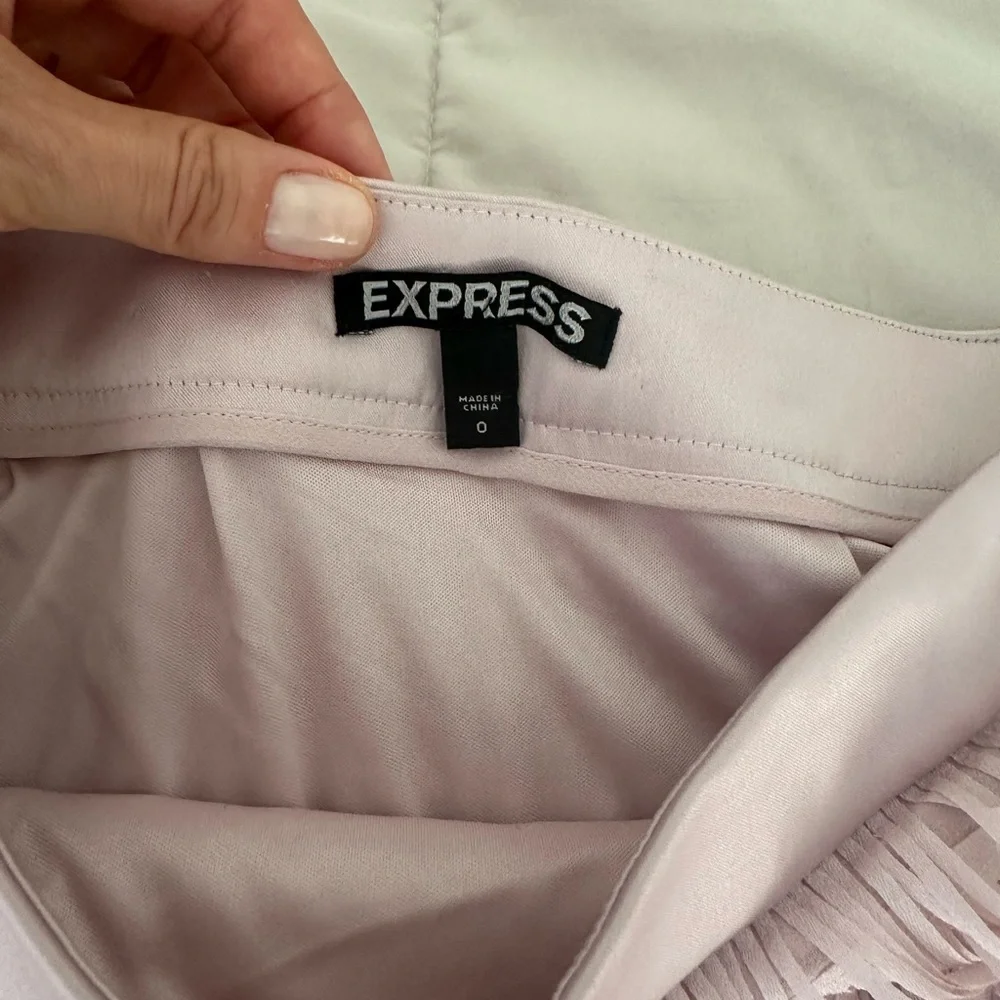 Express Pink Embellished Mini Skirt for Cocktail - Picture 2 of 3